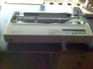 Starý navíječ z tiskárny