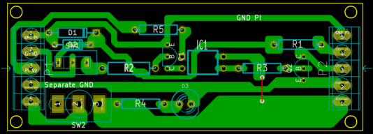 Nákres PCB